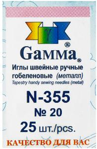 картинка Иглы гобеленовые N-355"GAMMA" №20,шт от магазина Товары для рукоделия