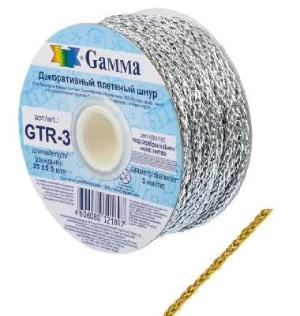 картинка GTR-3 Шнур "Gamma" плетеный 3 мм, м от магазина Товары для рукоделия