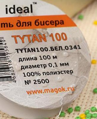 картинка Нить для бисера "Ideal" Tytan 100 м (пл. кат) от магазина Товары для рукоделия