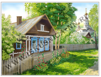картинка нББ407 "На улочке" Набор "Искусница" 15*20 от магазина Товары для рукоделия