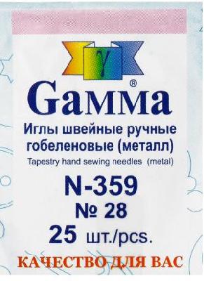 картинка Иглы гобеленовые N-359"GAMMA" №28,шт от магазина Товары для рукоделия
