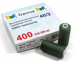 картинка Нитки Полиэстер 40/2 "Gamma" 400я от магазина Товары для рукоделия
