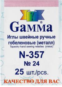 картинка Иглы гобеленовые N-357"GAMMA" №24,шт от магазина Товары для рукоделия