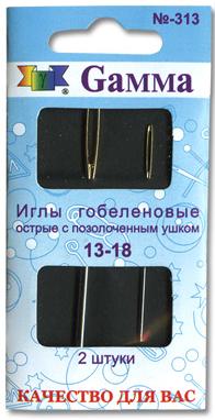 картинка Иглы гобеленовые N-313"GAMMA" №13-18 конверт 2шт от магазина Товары для рукоделия