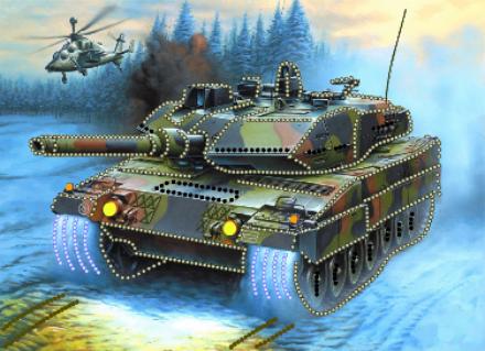 картинка 4162 Рисунок на шелке р.28/34 "Операция "Буран" от магазина Товары для рукоделия