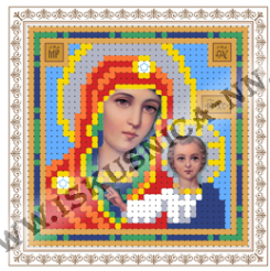 картинка ББ047 "Казанская" Схема на шелке "Искусница" 8*8 от магазина Товары для рукоделия
