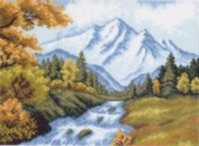 картинка 599 Рисунок на канве 37/49 МП "Горная стремнина" от магазина Товары для рукоделия