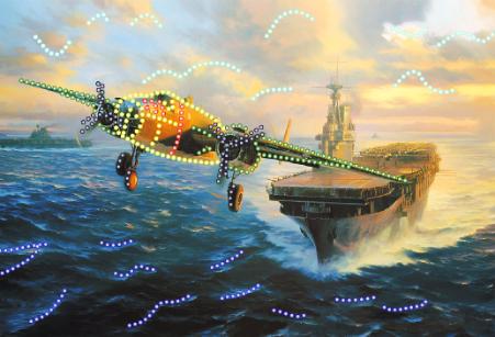 картинка 4166 Рисунок на шелке р.28/34 "Крылья свободы" от магазина Товары для рукоделия