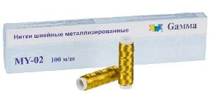 картинка Нитки металлизированные MY-02"GAMMA"100м,боб от магазина Товары для рукоделия