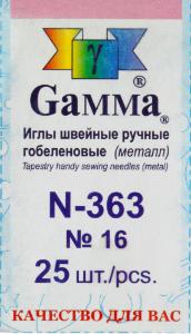 картинка Иглы гобеленовые N-363"GAMMA" №16,шт от магазина Товары для рукоделия