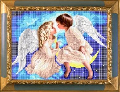 картинка К4009 "Ночные ангелы" Рисунок на ткани "Larkes" 29*21 от магазина Товары для рукоделия