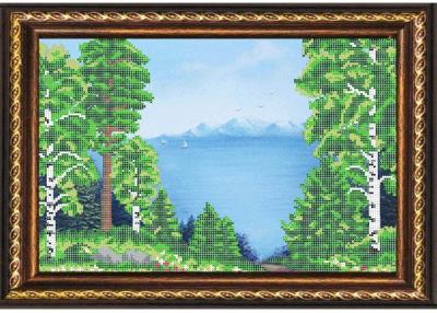картинка К3003 "На берегу моря" Рисунок на ткани "Larkes" от магазина Товары для рукоделия
