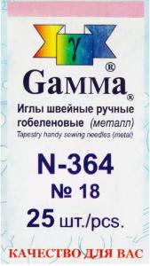 картинка Иглы гобеленовые N-364"GAMMA" №18,шт от магазина Товары для рукоделия