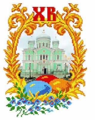 картинка 4033 Рисунок на шелке р.28/34 "Дерево пасхальное" от магазина Товары для рукоделия