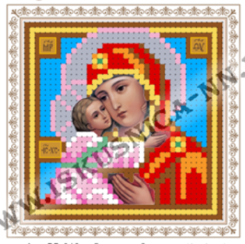 картинка ББ046 "Владимирская" Схема на шелке "Искусница" 8*8 от магазина Товары для рукоделия